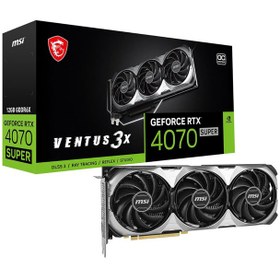 تصویر کارت گرافیک ام اس آی مدل GeForce RTX 4070 Super 12G Ventus 3X OC MSI GeForce RTX 4070 Super 12G Ventus 3X OC