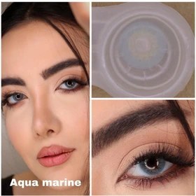 تصویر لنز رنگی نیوویژن پرو رنگ Aqua Marine 