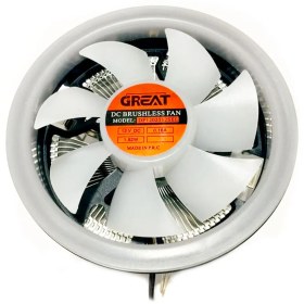 تصویر فن پردازنده گریت مدل HF696 RGB دار 