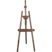 تصویر سه پایه نقاشی دوشیار ۲ متری قهوه‌ای 