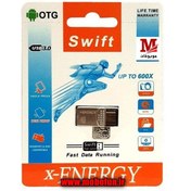 تصویر فلش مموری 64 گیگابایت ایکس انرژی مدل SWIFT USB3.0 + OTG Micro usb ا 64 GB X Energy Flash Memory Model SWIFT USB3.0 OTG Micro usb 64 GB X Energy Flash Memory Model SWIFT USB3.0 OTG Micro usb