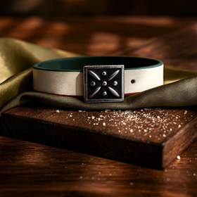 تصویر دستبند چرم کاویانی 