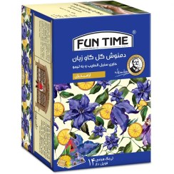 تصویر دمنوش گل گاو زبان 14 عددی فان تایم 