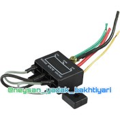 تصویر جعبه فیوز 3 فیش داخل موتور نیسان سایپا برند CAP 