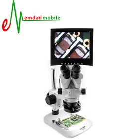 تصویر لوپ آنالوگ دیجیتال سه چشم یاکسون Yaxun AK17 مناسب تعمیرات برد گوشی ا Yaxun AK17 microscope Yaxun AK17 microscope