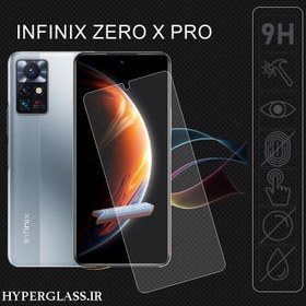 تصویر گلس محافظ صفحه نمایش نانو بلک اورجینال گوشی اینفینیکس Infinix Zero x Pro 