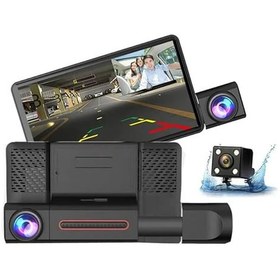 تصویر دوربین ثبت وقایع خودرو 3 لنز مدل XH208 3 lens XH208 car event recording camera