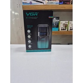 تصویر ماشین اصلاح وی جی آر مدل V-308 با تیغه تیتانیوم و برش خطی 