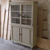 تصویر بوفه کنارسالنی تمام چوب روسی کد ۸۳ 