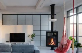 تصویر شومینه مدل کنج 2 