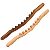 تصویر ماساژور وردنه چوبی مدل تیله ای 