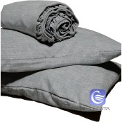 تصویر نیم ست ملحفه مادام کوکو آبی روشن 