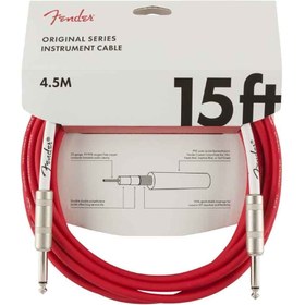 تصویر Fender Original Series Instrument Cable Fiesta Red 15ft 