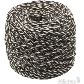 تصویر نخ کنف سیاه و سفید 