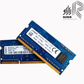 تصویر رم 4 گیگابایت ddr3l لپتاپ برند کینگستون 