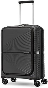 تصویر AMERICAN TOURISTER Airconic Hardside Expandable Luggage with Spinner Wheels, Graphite, Carry-On 21-Inch, Airconic Hardside Expandable Luggage With Spinner Wheels 