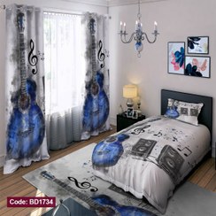 تصویر سرویس روتختی چاپی ( بدون پرده و فرشینه) - 90×200 / rotakhti chapi