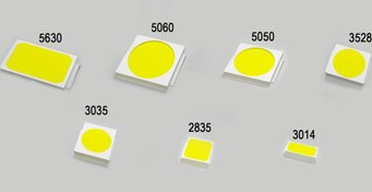 تصویر ال ای دی SMD سفید سایز ۱۲۰۶ 