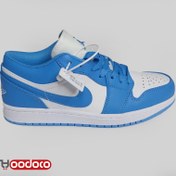 تصویر کتانی نایکی ایر جردن وان لو آیس بلو سایز ۴۲-۴۵ چرم 