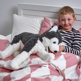 تصویر عروسک ایکیا مدل گرگ Ikea LIVLIG Little Wolf Doll Ikea LIVLIG Little Wolf Doll