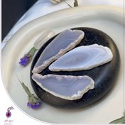 تصویر سنگ راف عقیق مدل بال فرشته 