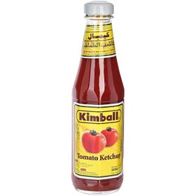 تصویر سس کچاپ KIMBALL tomato ketchup کيمبال شيشه 325 گرم تاریخ 2024/02/15 