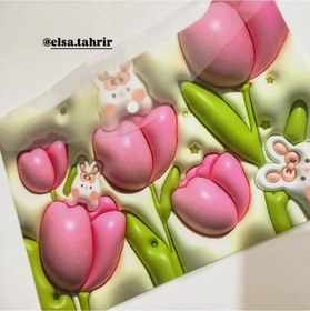 تصویر پوشه دکمه دار و زیپ دار A4 