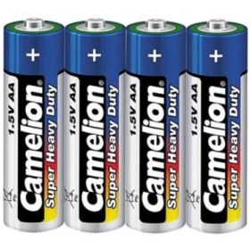 تصویر باتری نیم قلمی کملیون مدل Super Heavy Duty بسته 4 عددی Camelion Super Heavy Duty AAA Battery Pack of 4