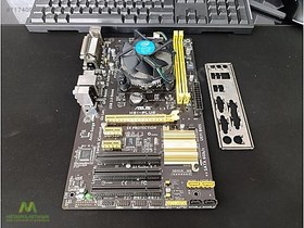 تصویر باندل ASUS H81-PLUS و i3 4150 و 8 گیگ رم و فن (دارای توضیحات) 