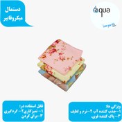 تصویر فرچه آشپزخانه بزرگ سه عددی طرح مسواکی 