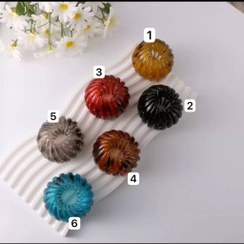 تصویر کلیپس چنگکی مو شیشه ای نشکن 