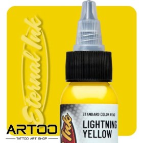 تصویر رنگ تتو لایتینگ یلو (LIGHTNING YELLOW) اترنال 