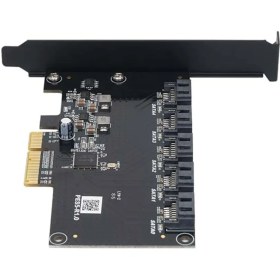 تصویر کارت توسعه PCI-E به 5Port SATA3.0 اوریکو مدل PES5 