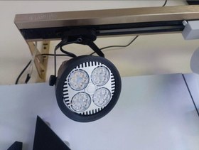 تصویر چراغ ریلی ۵۰ وات فن دار - طبیعی 50 watt LED track spotlight