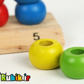 تصویر چرتکه چوبی کودک 