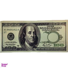 تصویر پاکت پول طرح 100 دلاری 