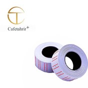 تصویر رول اتیکت زن دستی سفید بسته ۱۰ عددی 