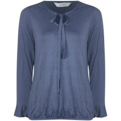 تصویر بلوز آستین بلند زنانه چیبو آلمان مدل نقطه ای پاپیون سایز 36-38, 40-42, 48-50 