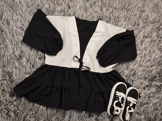 تصویر شومیز مانتویی عروسکی زنانه کد 403066 