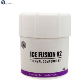 تصویر خمیر حرارتی کولر مستر ICE FUSION V2 ا Cooler Master ICE FUSION V2 Thermal Paste Cooler Master ICE FUSION V2 Thermal Paste