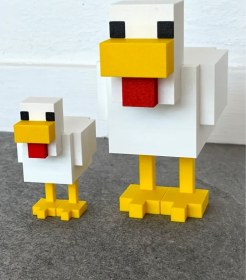 تصویر فیگور مرغ ماینکرافت 