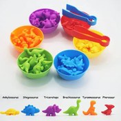 تصویر ابزار بازی مونته سوری مدل دایناسور 