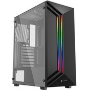 تصویر کیس کامپیوتر لاجی کی C260B RGB Mid Tower مشکی Logikey C260B RGB Mid Tower Black Computer Case