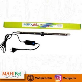 تصویر ال ای دی آکواریوم سوبو مدل T4-40CM- سری جدید (نور ترکیبی سفید و صورتی ) SOBO LED lamp T4-40CM new