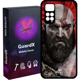 تصویر کاور گارد ایکس طرح God of War مدل Glass10035 مناسب برای گوشی موبایل شیائومی Redmi Note 11S/ Note 11 4G 