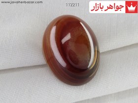 تصویر نگین عقیق باباقوری کد 112211 