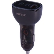 تصویر شارژر فندکی نیتو NDC36 با توان 25 وات شارژ سریع و ایمن در خودرو 
