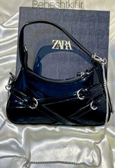 تصویر کیف زنانه دستی زارا ZARA مدل کمربندی همراه بند بلند زنجیری ZARA WOMAN BAG