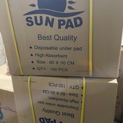 تصویر زیرانداز بیمار حیوان سگ گربه سان پد کارتن 30بسته 5عددی SUN PAD دروشیت تینو گلدپد 