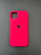 تصویر ‌ گارد آیفون ۱۱ رنگ صورتی مدل سیلیکونی اورجینال Guard iphone 11 pink model silicone